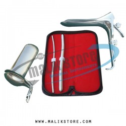 Hegar uterine dilator set 2pieces 5-6, 11-12, grave large, collin large